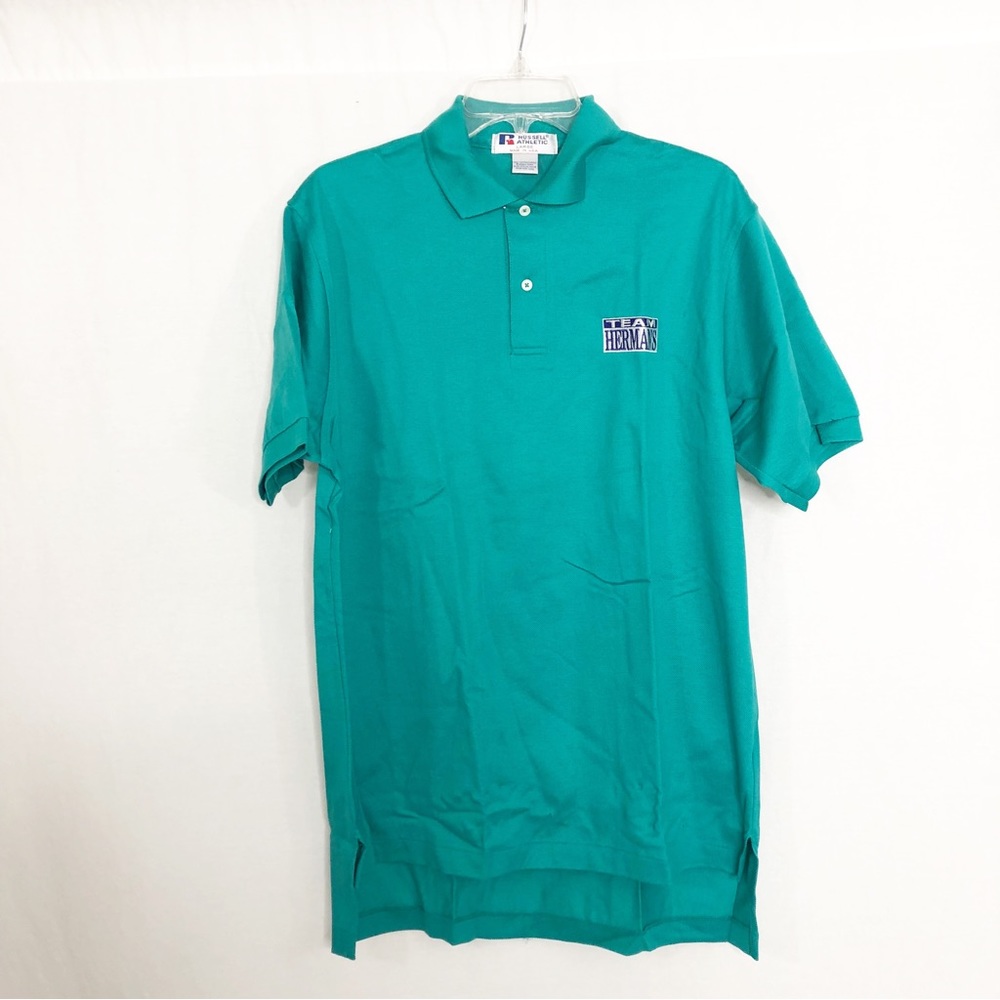 NEW Russell Athletic Vintage Deadstock Team Herman’s Polo Shirt, Size Large